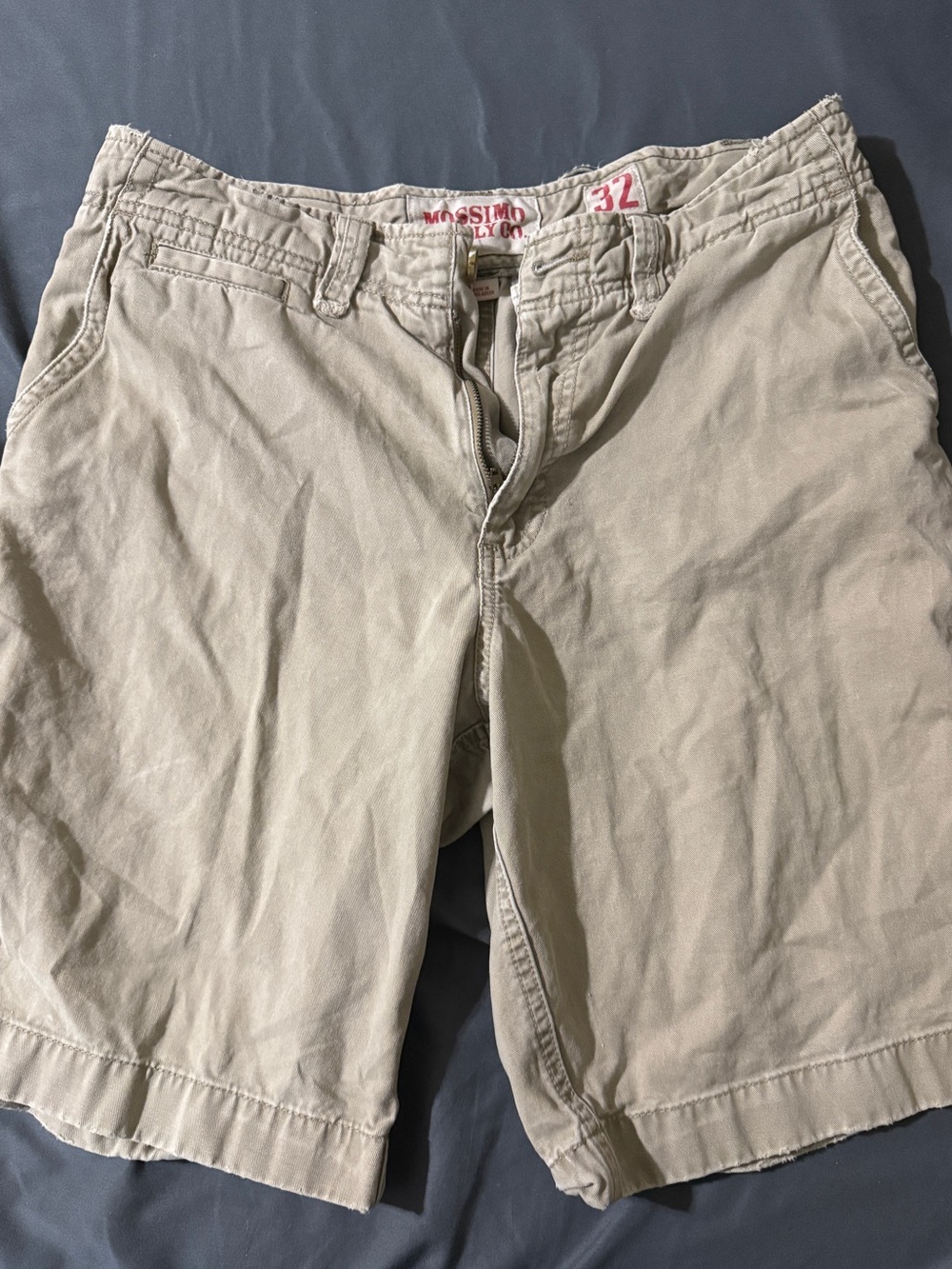 Mossimo Supply Co. Men's Khaki Flat Front Shorts